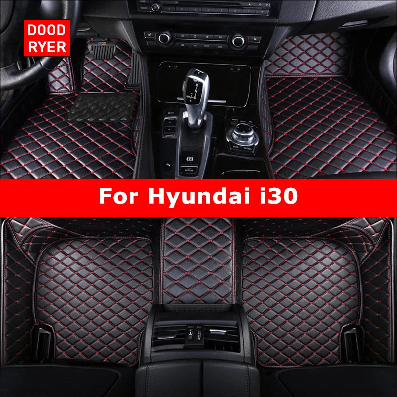 DOODRYER Custom Car Floor Mats For Hyundai I30 2007-2012 Auto Carpets Foot Coche Accessorie
