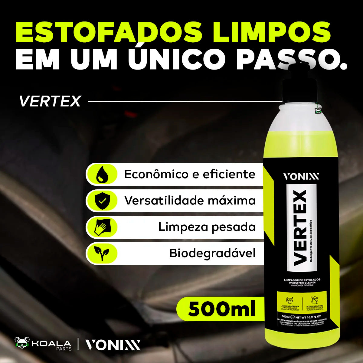 Cleaning Upholstery Bank Sofa Carpet Strip Stains 500ml Vertex Vonixx
