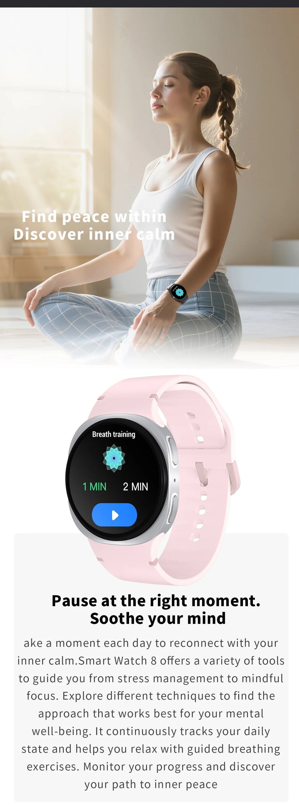 2026 New classic 8 Women SmartWatch GPS Track Sport Heart Rate Bluetooth Call IP68 Waterproof Men Smart watch For Android IOS