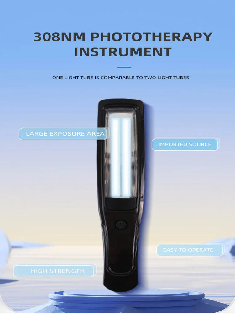 Home Use Psoriasis Equipment 308nm UV Lamps Phototherapy Medical Device UvbTreatment Light For Vitiligo