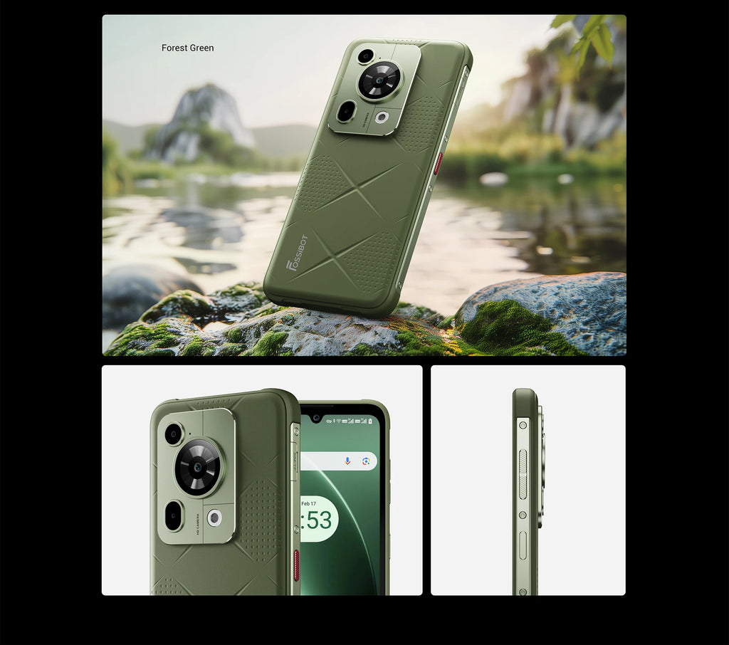 [World premiere] Fossibot F112 PRO 5G Rugged Smartphone 6.88" HD+ 7150mAh 24G(8+16)+256G Mobile Phone Android 14 50MP Cell Phone
