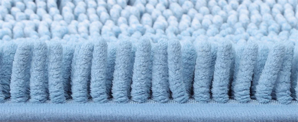 Olanly Super Absorbent Bathroom Rug Luxury Chenille Bath Mat Plush Non-slip Shower Mat Bathroom Carpet Welcome Deal Floor Mats