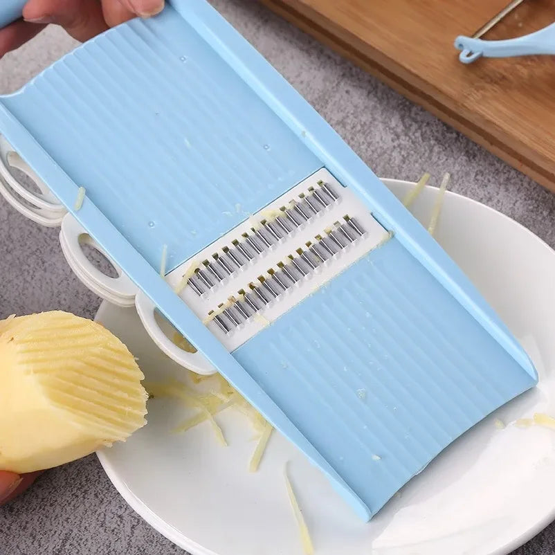 Multifunctional Vegetable Slicer 4 in 1 Adjustable Food Shredder Peeler Potato Carrot Cutter for Shredding Kitchen Gadgets