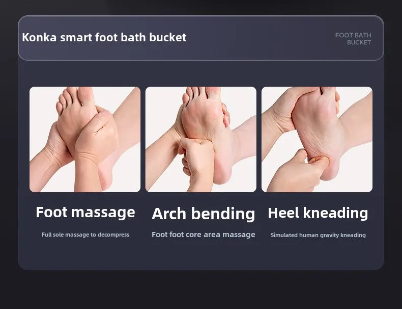 Electric massage of foot bath for heating constant temperature foot bath for 2024 new home fully automatic foot bath tub