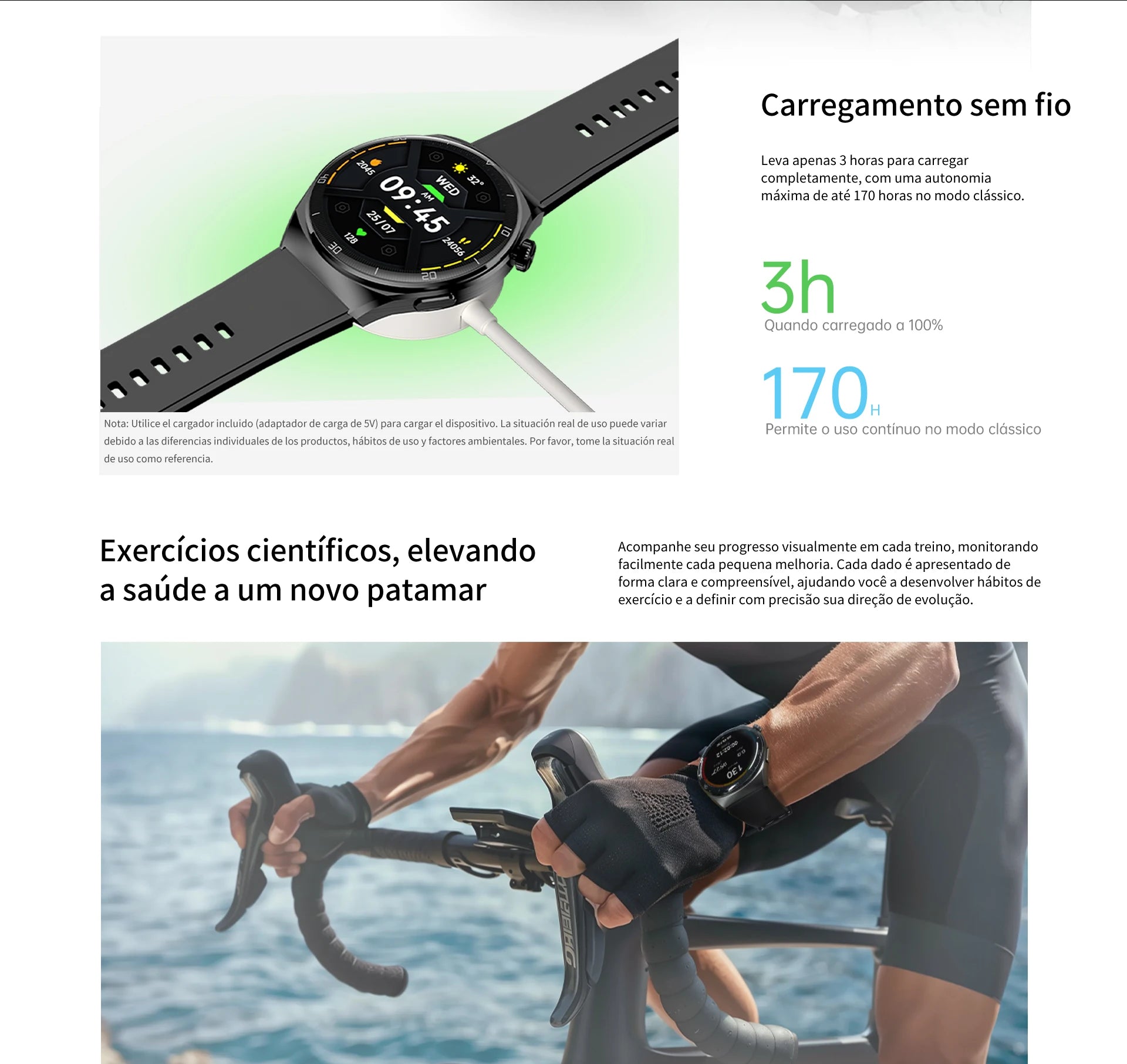 NEXA 2 Relógio Inteligente com de 300mAh Tela HD AMOLED Caixa de Liga de Zinco à Prova d'Água IP68 para Esportes ao Ar Livre