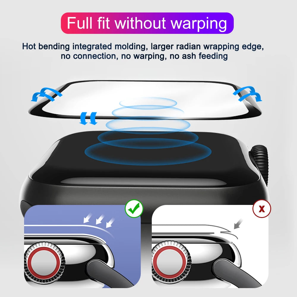5PCS Screen Protector for Apple Watch Ultra 3 2 49MM 40MM 41MM 42MM 44MM 45MM 38MM Soft Film for iWatch Series 11 10 9 8 7 6 SE