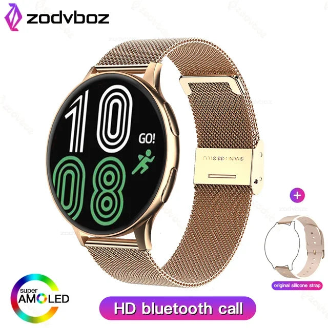 2026 New Women Bluetooth Call Smart Watch Heart Rate Blood Pressure Monitoring Smartwatches IP67 For Android IOS Men Smartwatch