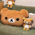 Cute Rilakkuma Plush Warm Hand Pillow Cartoon Bear Peluche Stuffed Toy Soft Cushion Birthday Gift