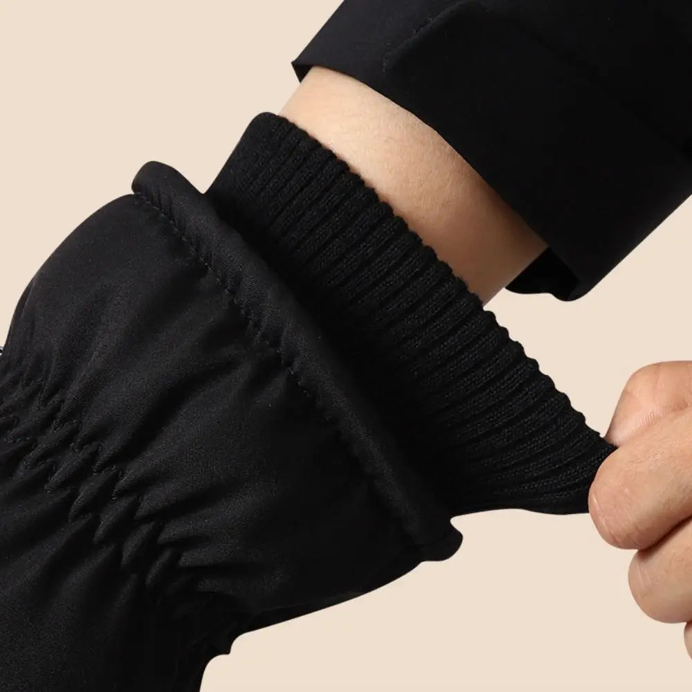 Winter Couple Ski Gloves Thickened Thermal Gloves Adjustable Close Non-slip Touch Screen Gloves Waterproof Cold-proof
