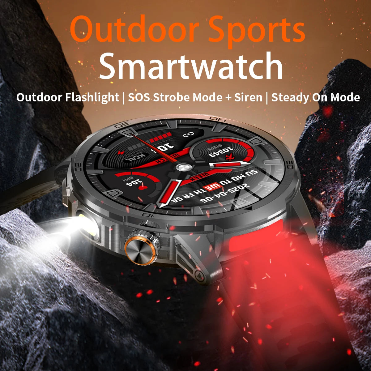 2026 Military T-Rex 3 Smart Watch Fitness Clock Men 466*466 AMOLED Screen 1000mAh Battery Flashlight Call Waterproof Smartwatchs