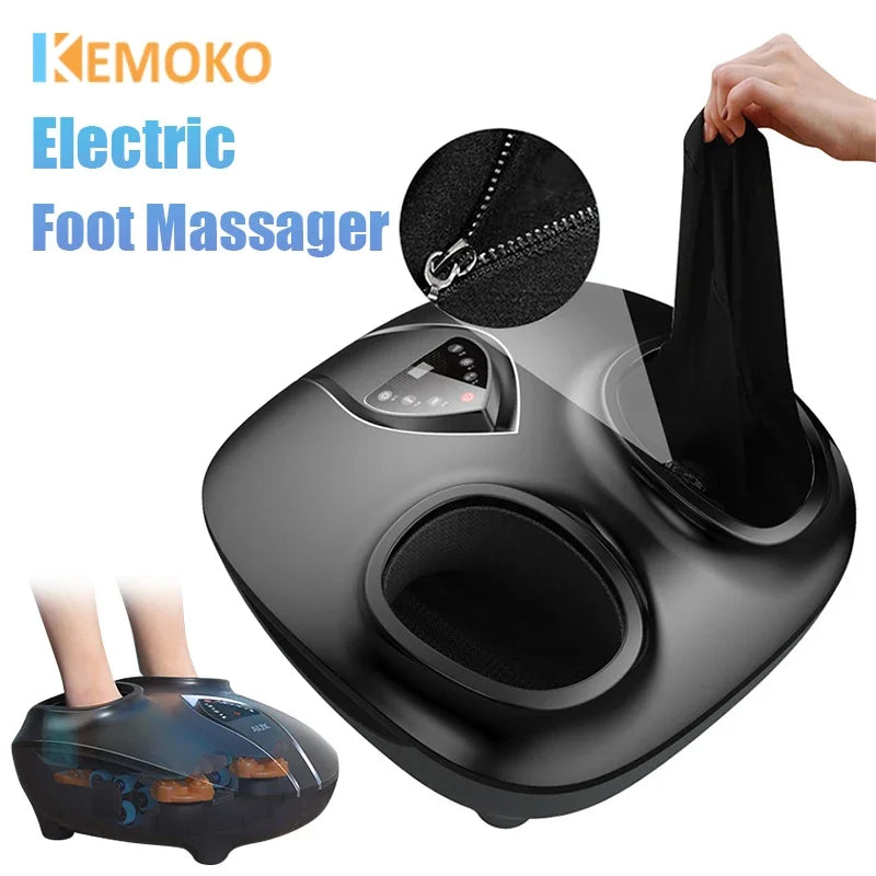 7 Modes Electric Foot Massager Shiatsu Air Pressure Infrared Heating Therapy Hot Compression Foot Muscle Relaxation Muscle Relax