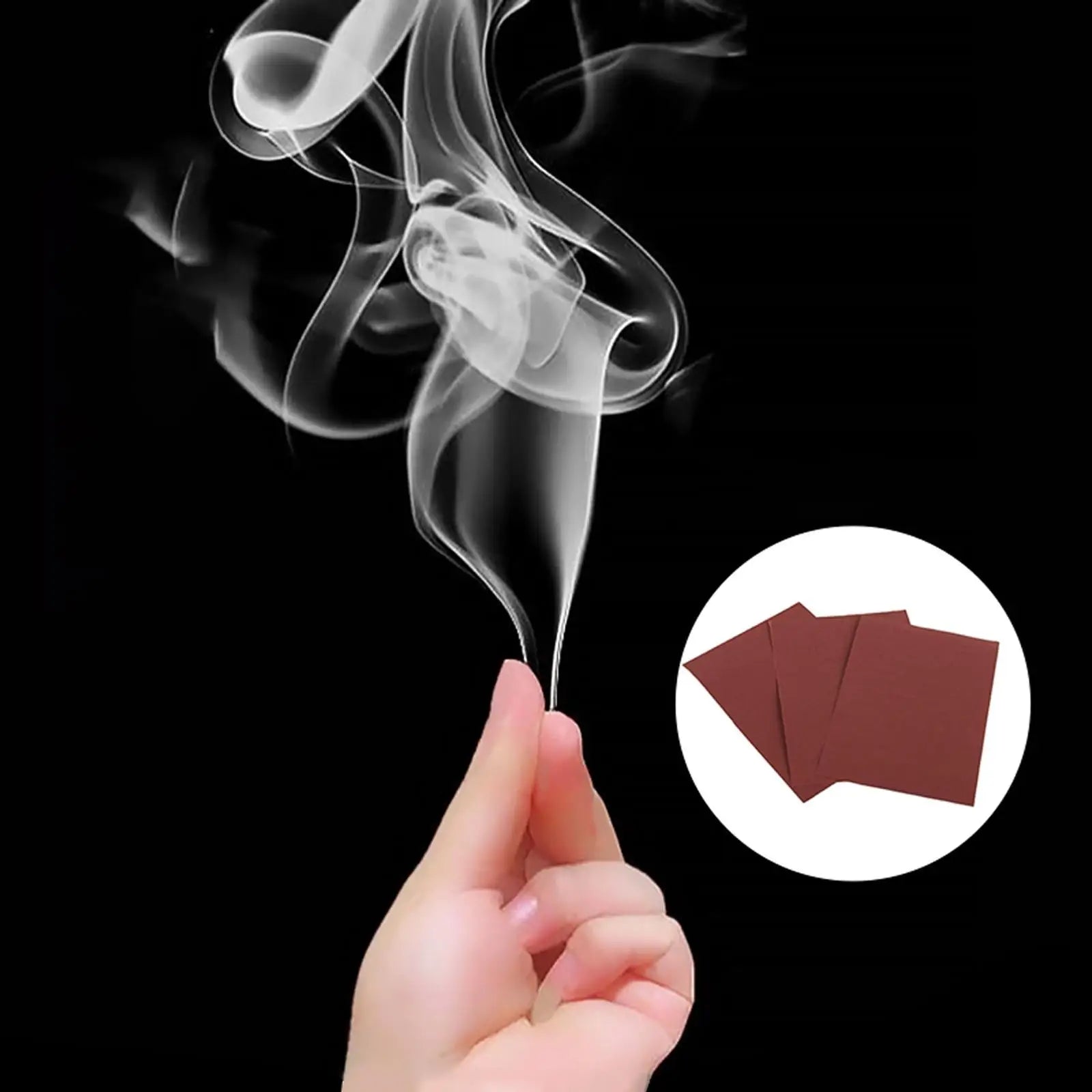 Chemical Magic Paper Cool Close Up Magic Trick Fingers Smoke Hells Smoke Stage Stuffs Fantasy Prop Make Fun Magic Tricks