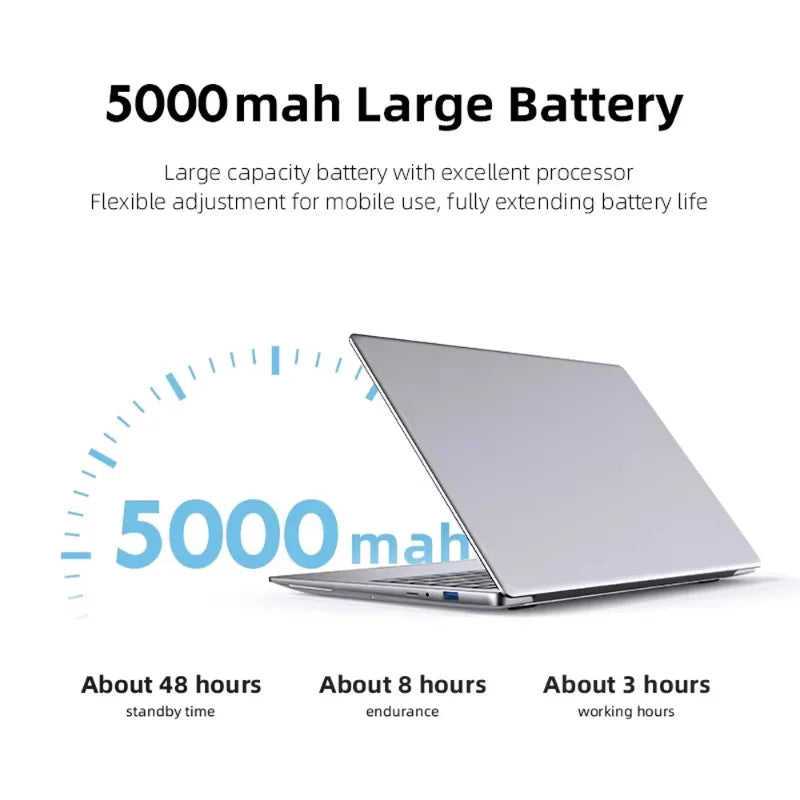 Ultra Thin 14.1 Inch Premium Business Laptop Intel I5 6500Y Win11 16GB RAM 2TB SSD Portable Ultra Slim Notebook for Business