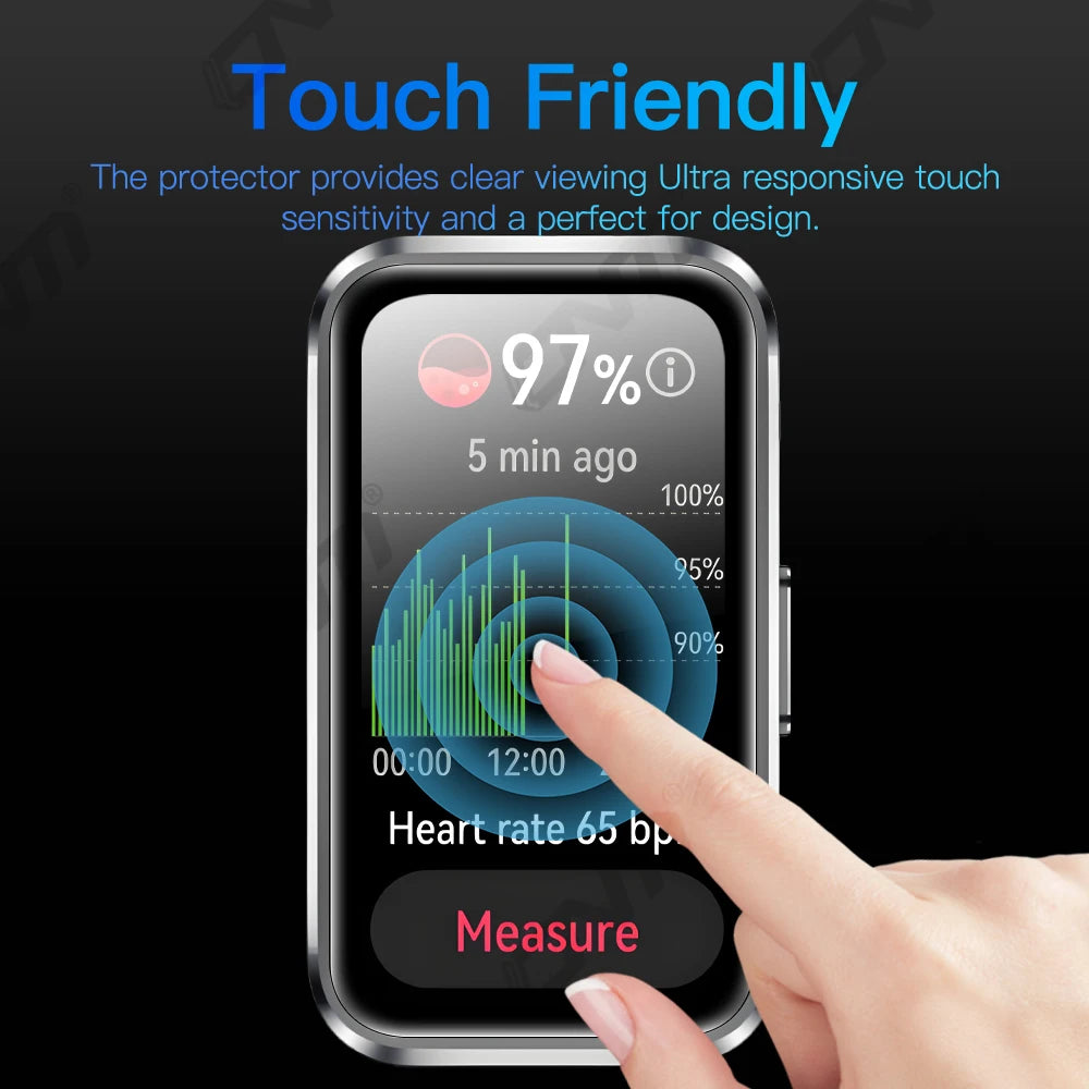 Screen Protector for Huawei Band 10 HD Anti-scratch Full Coverage Protective Film Screen Protector Accessories (Not Glass)