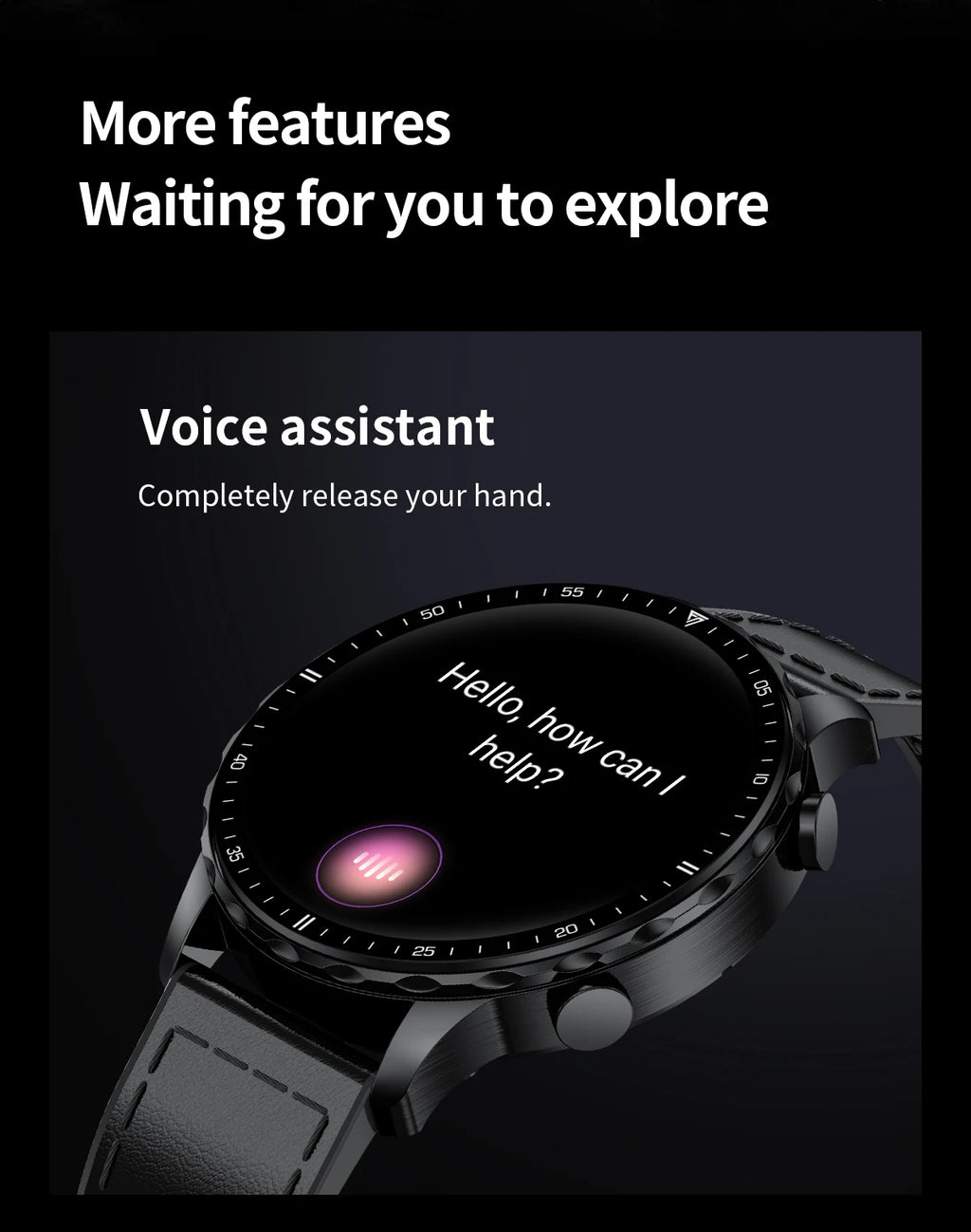 LIGE 2026 New Smart Watch Men Blood Oxygen Health Monitor Men's Watches AI Voice Assistant Bluetooth Call Men Sports Smartwatch