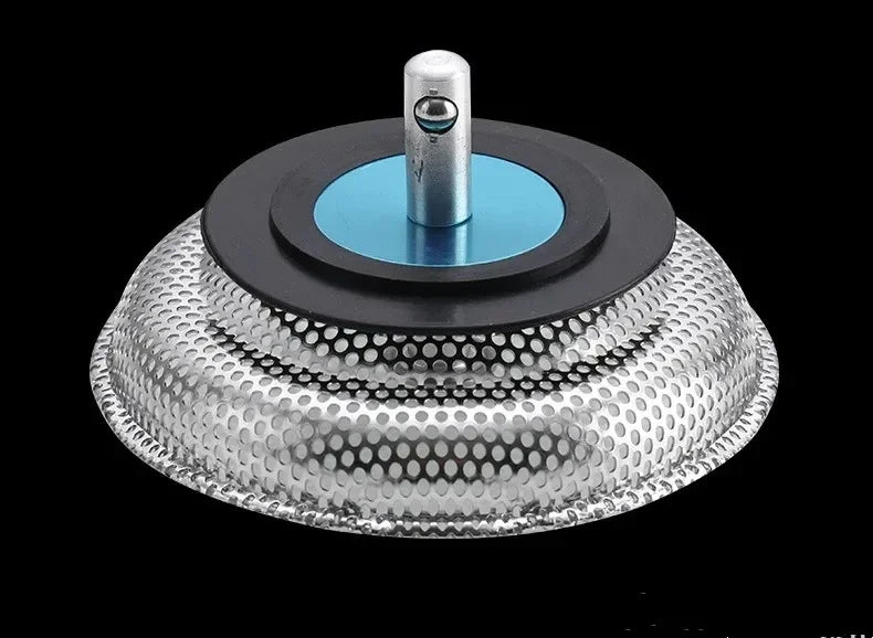 Waste Plug Kitchen Sink Strainer Replacement Basin Drain Filter Stainless Steel Shower Hair Catcher for Bathroom Accessories