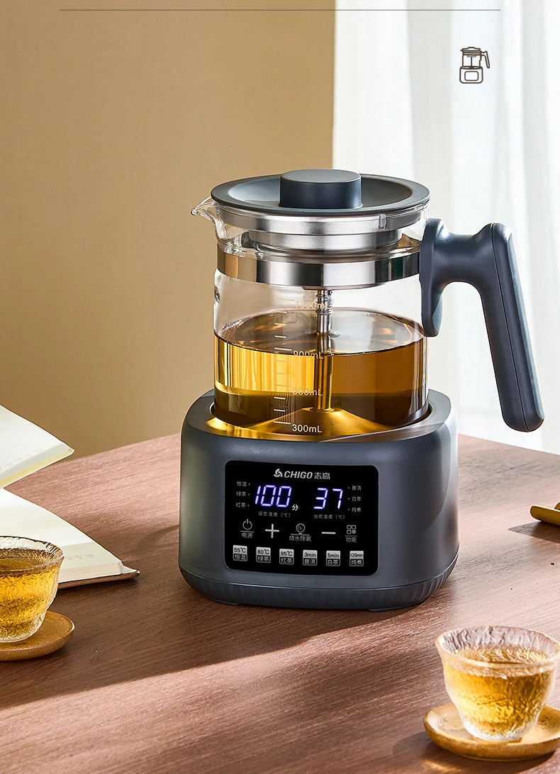 1.3L Steam Spray Tea Kettle Multifunctional Electric Kettle Baby Constant Temperature Milk Regulator 72h Thermostatic Kettle