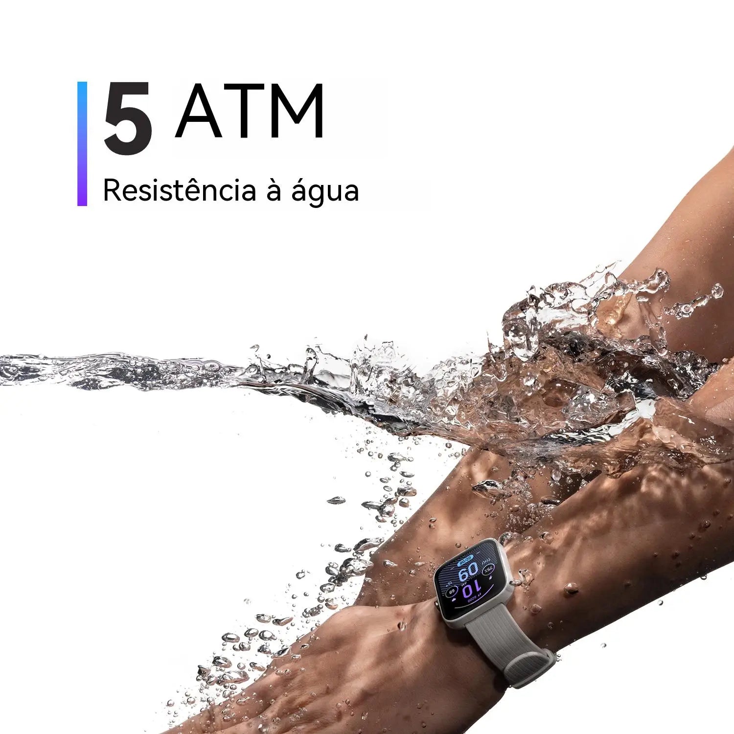 Amazfit Bip 3 Smartwatch For Men Women Birthday Gift Blood-oxygen Saturation Measurement  5ATM Waterproof 60 Sports Modes95New