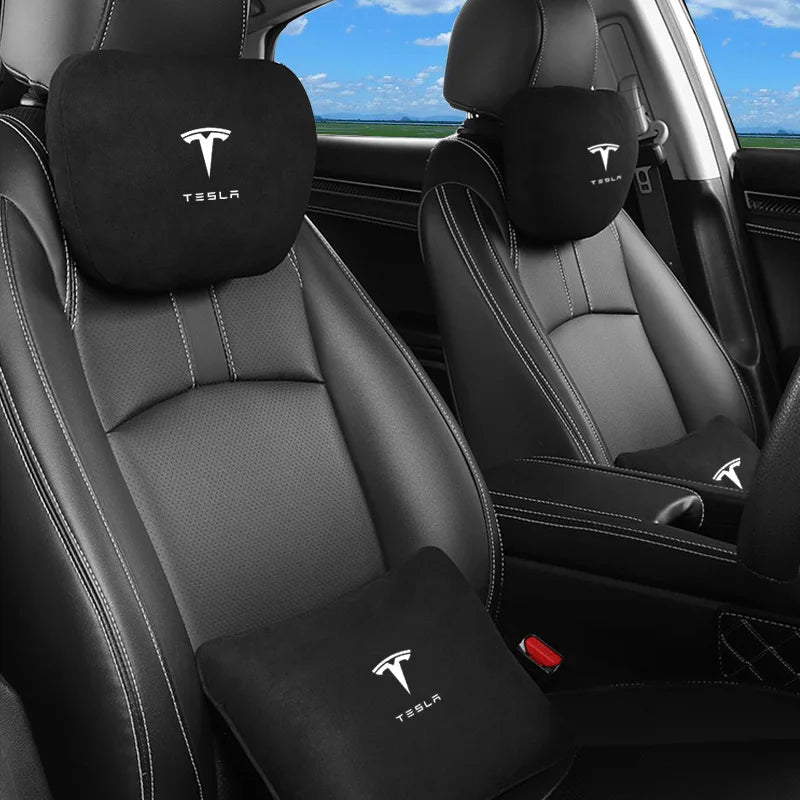 Car Headrest Car Pillow Waist pillow Tesla Model Y Juniper Tesla Model 3 Highland Model S Car Accessories 2024 2025 2026