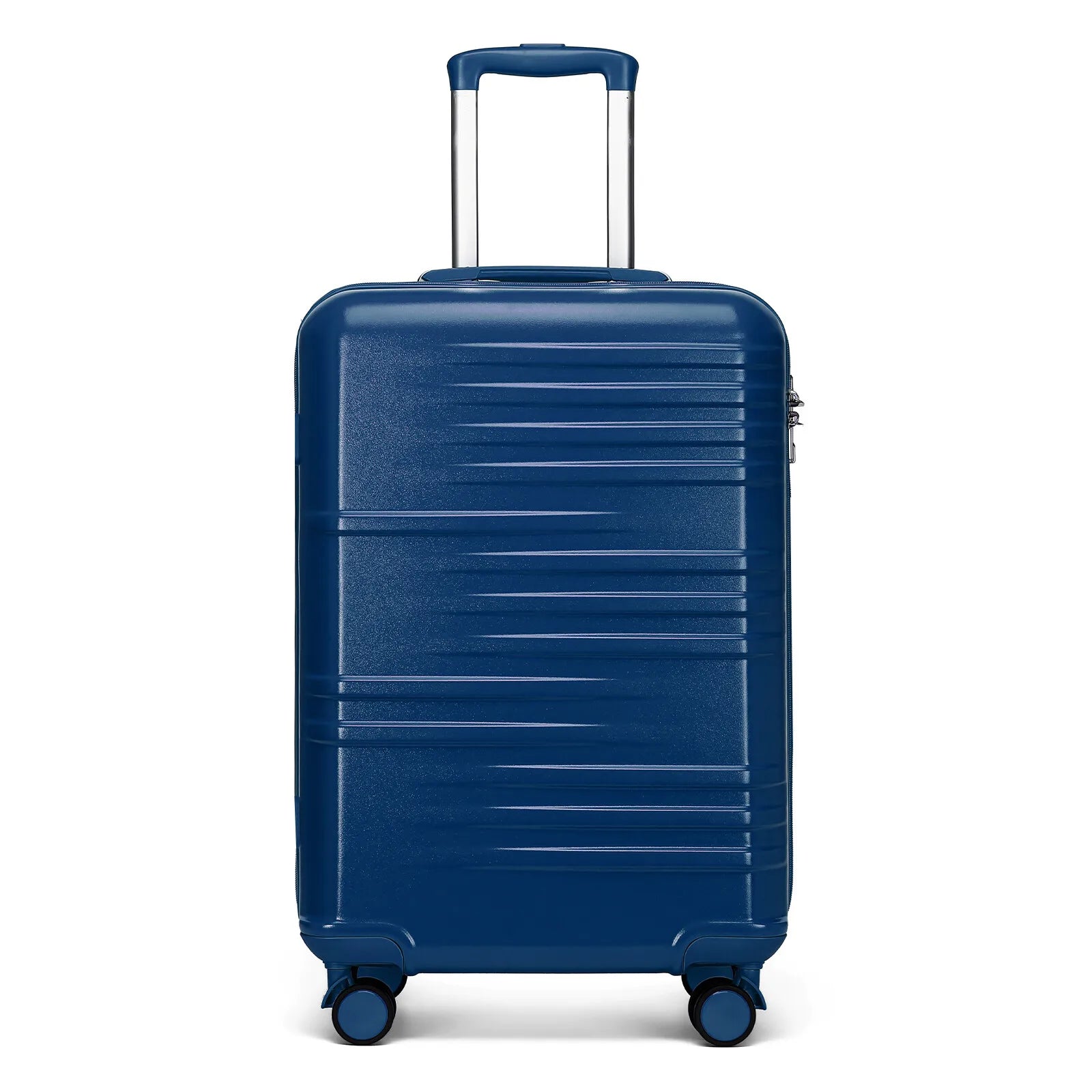 British Traveller Lightweight Hard Shell Suitcase ABS+PC, 20/24/28 inches, 4 spinner wheels with combination lock
