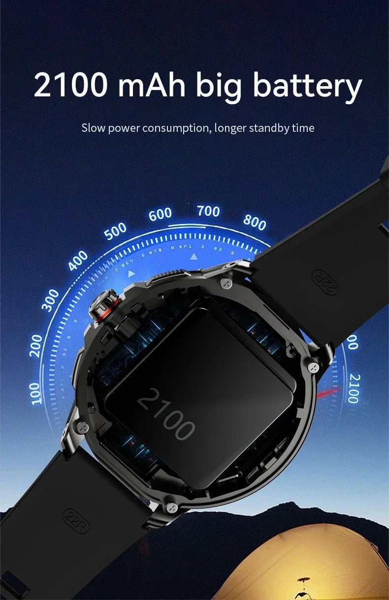 16GB+256GB RAM 4G Smart Watch 1.95 inch AMOLED 2100mah Battery 900W Camera GPS WIFI Google APPS Download Smartwatch Android 9.0