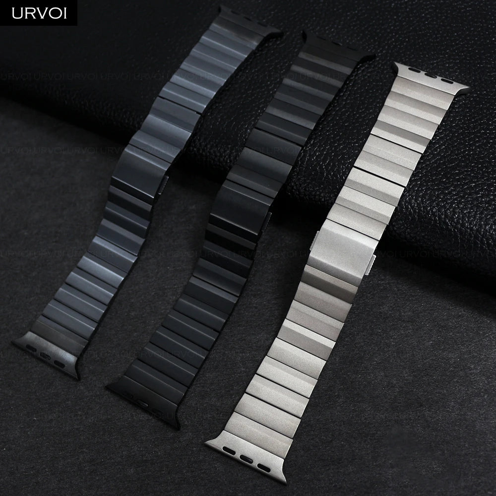 URVOI Titanium Band for Apple Watch Ultra 3 2 Series 11 10 9 8 7 6 SE strap for iWatch Magnet Closure wristband 46 49mm