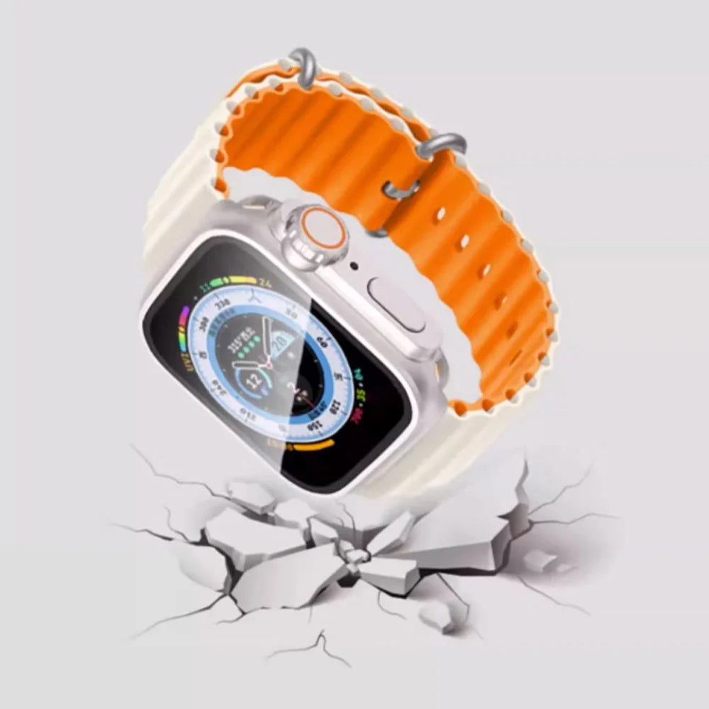 Screen Protector Case for Apple Watch Cover 46mm 42mm 45mm 44mm 41mm 40mm Hard PC Bumper Protector for iwatch 11 10 9 8 7 6 5 SE