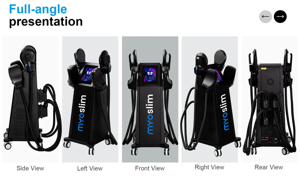 Myoslim 6500W 15T 200HZ EMS Neo RF Nova Body Sculpting Machine For Muscle Development Fat Burning Weight Loss Muscle Stimulation