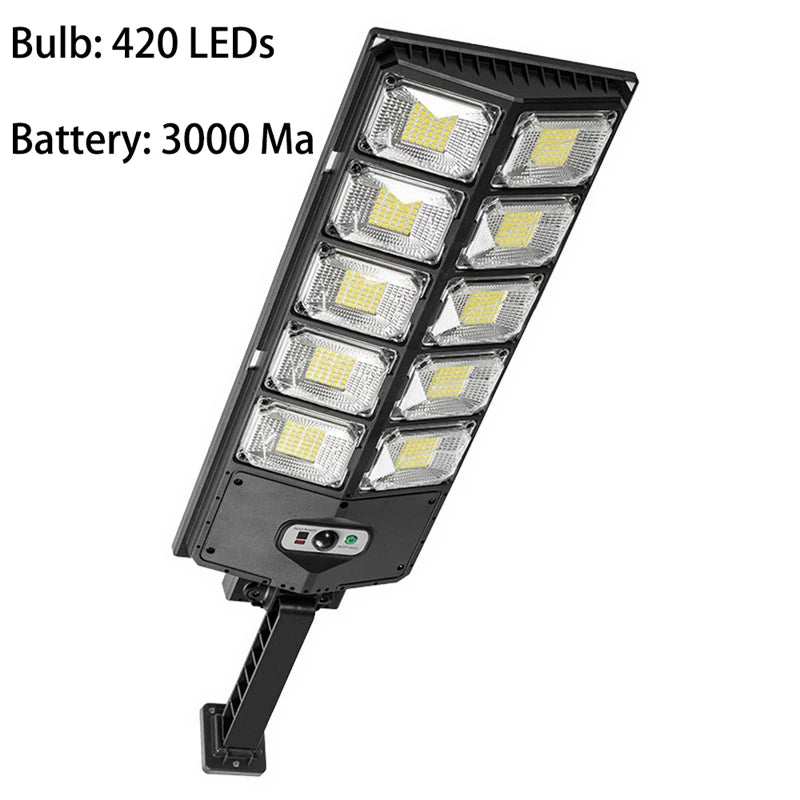 20000 Lumens Solar Lights Outdoor IP65 Waterproof LED Street Wall Lamp With PIR Motion Sensor Sunlight for Garden Yard Street
