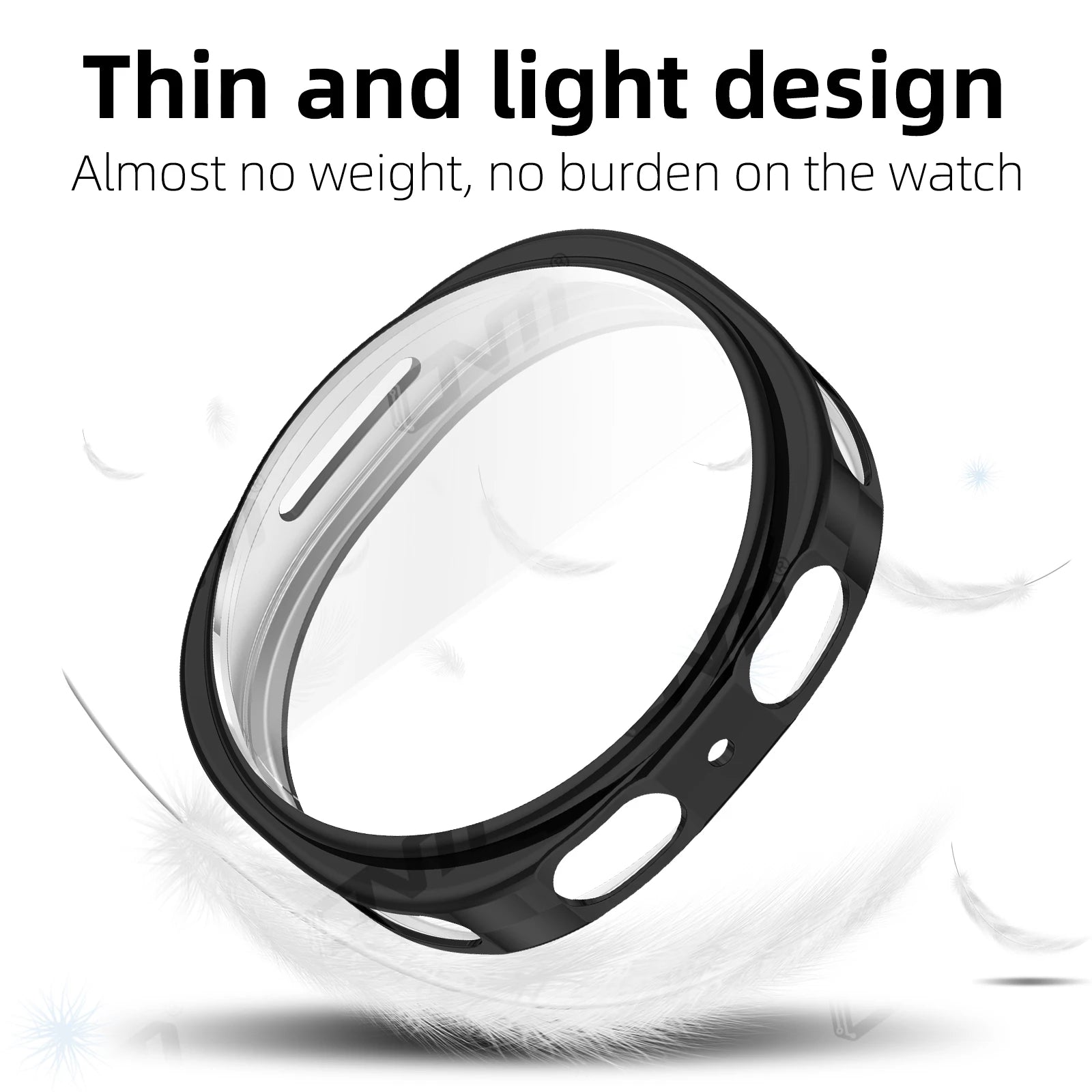 Case for Samsung Galaxy Watch 8 40mm 44mm Full Coverage Bumper Soft TPU Protective Case Cover - Galaxy Watch8 Accessories