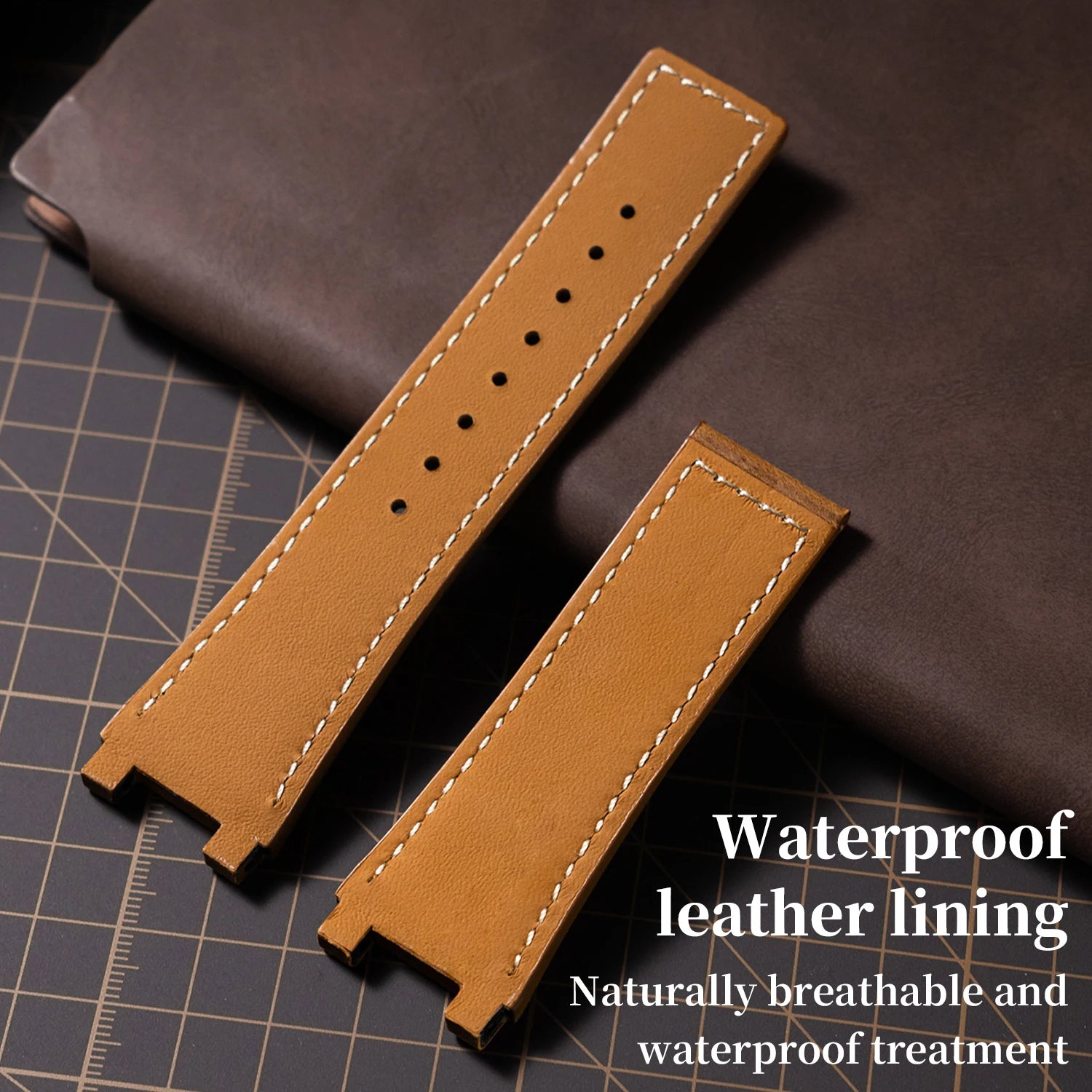 Luxury Leather Stainless Steel Band for Apple Watch 49mm 46mm 45mm 44mm Business Strap for iWatch Series 10 9 8 7 SE Ultra 2