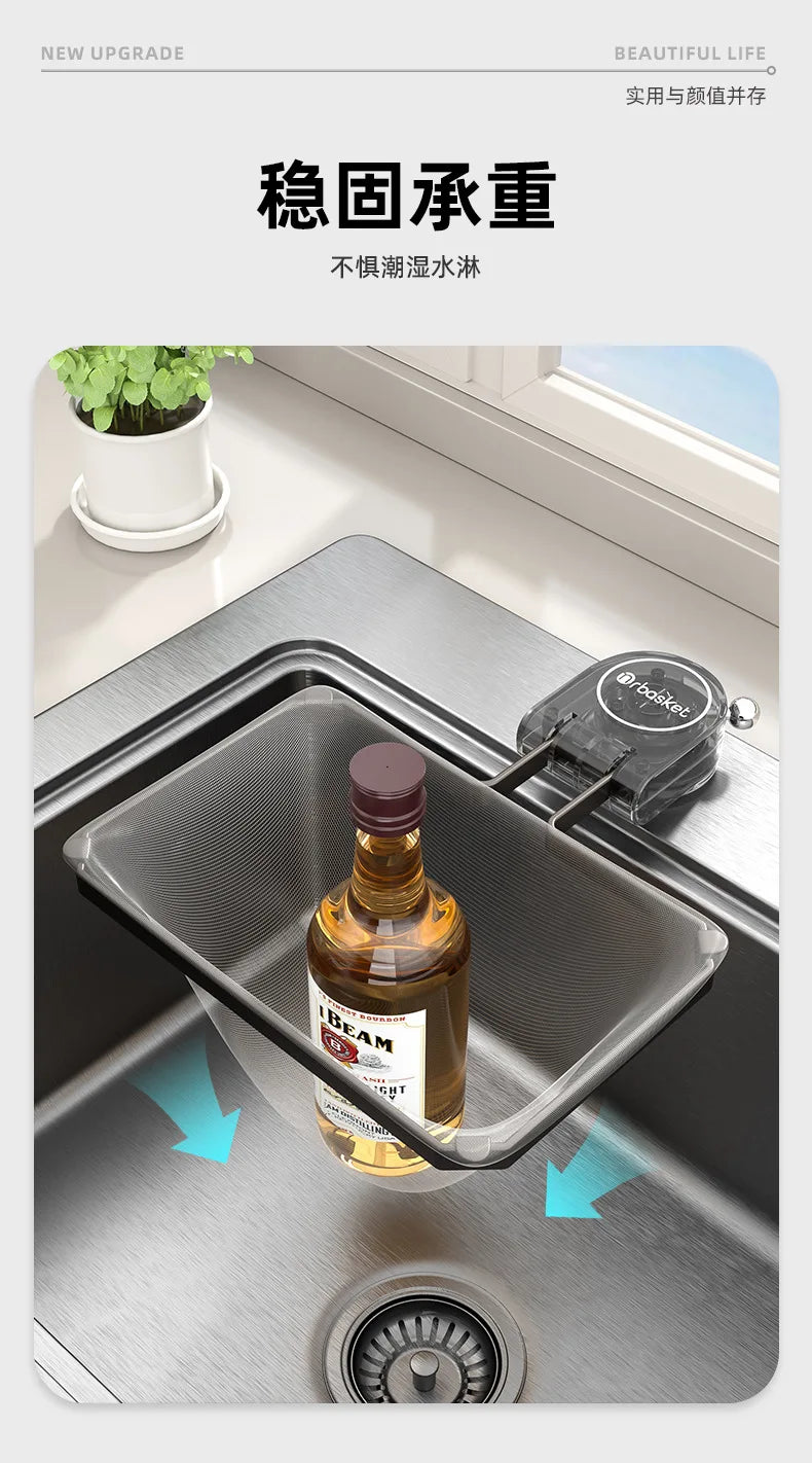 AOBT Kitchen Sink Filter Drain Disposable Residue Leftover Rack New Sink Filter for Kitchen Drainage System