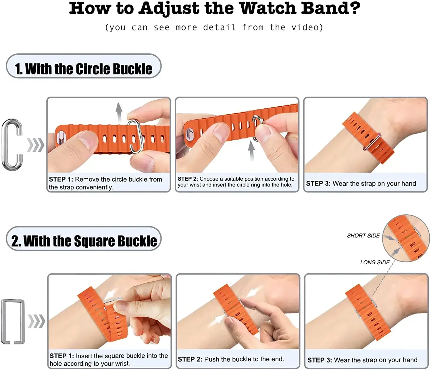 Ocean Strap for Apple Watch Ultra 3/2/1 11 10 46mm 9 8 7 49mm 45mm 41mm Silicone Band for 6 5 4 3 SE3 44mm 40mm 42mm Accessories