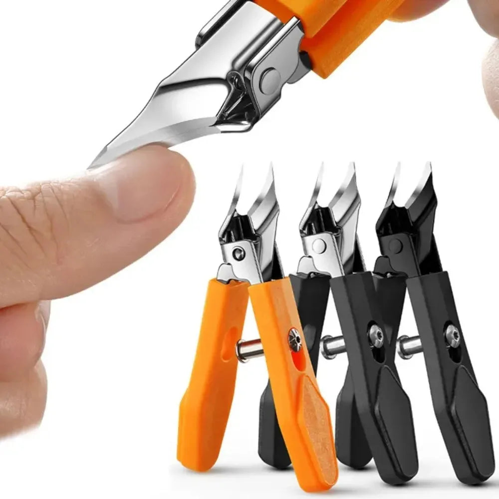 25° Slant Edge Nail Clipper Wide Opening Stainless Steel Professional Ingrown Toenail Tools Eagle Beak Oblique Toe Nail Trimmers