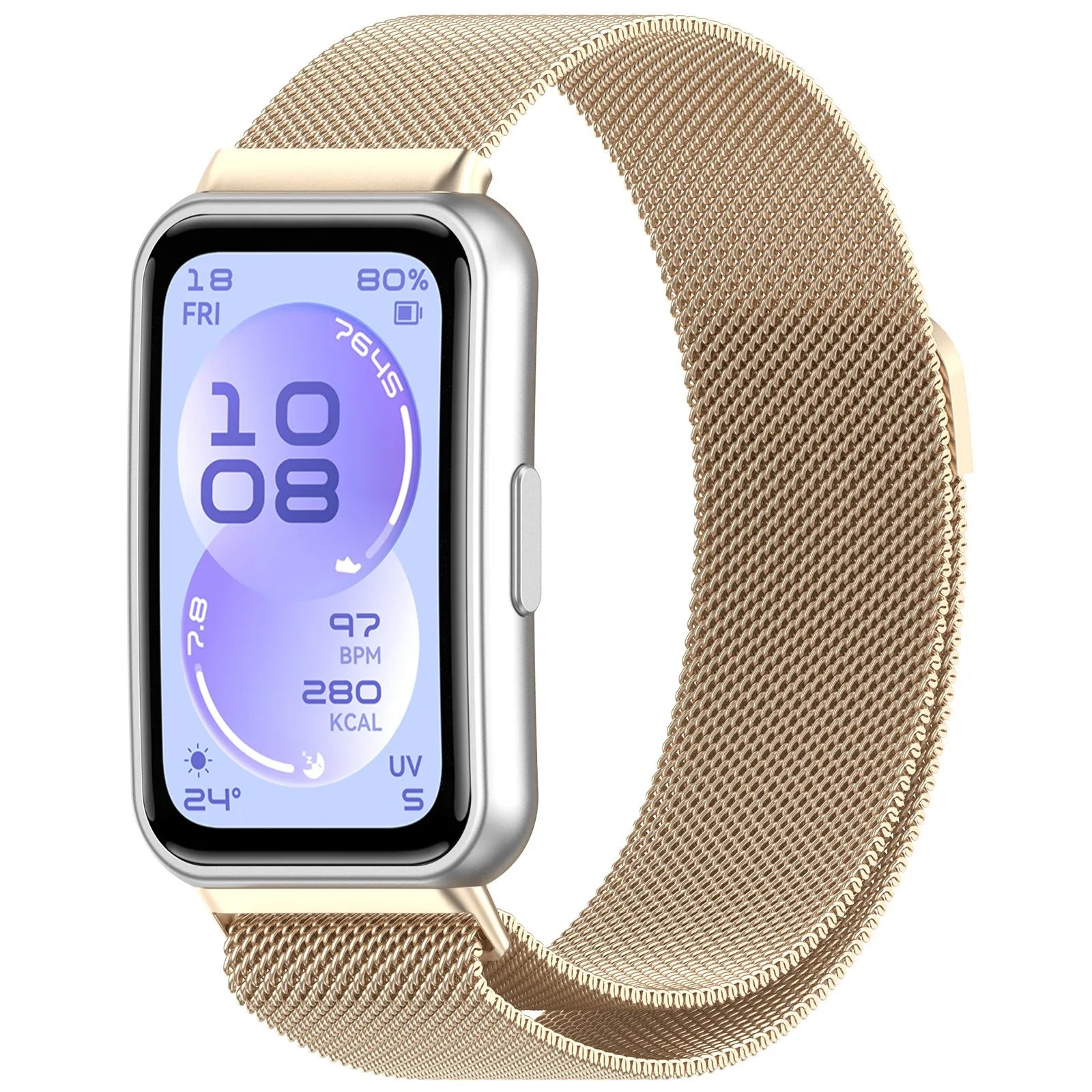 Milanese Band for Huawei Band 11 Pro 11 Metal Magnetic Strap Bracelet Breathable Wristband for Huawei Band 11 Correa Accessories