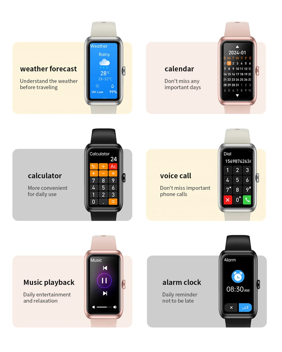 2025 New Smartwatch 1.47-inch Blood Oxygen Heart Rate Sleep Health Monitoring Information Push Multi Sports Band Watch Bracelet