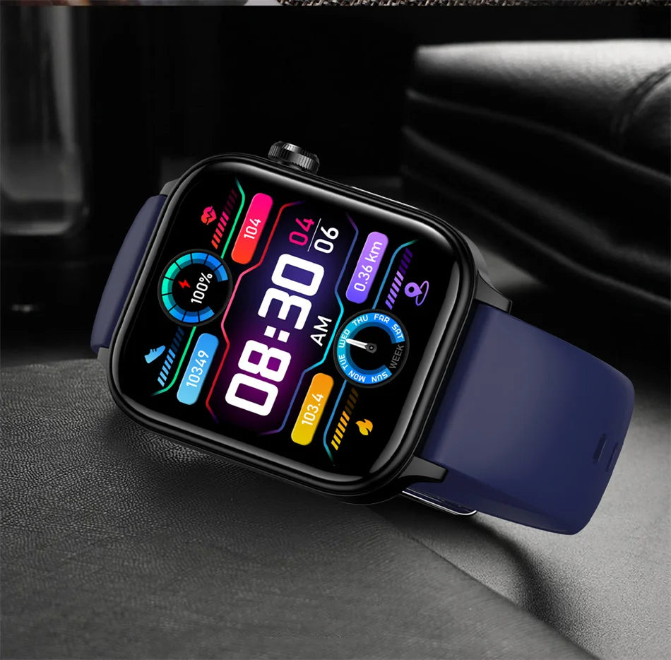 2026 New ECG+PPG Health Smartwatch Men Blood Fat Uric Acid Heart Rate Blood Pressure Bluetooth Call Waterproof Smart Watch Women