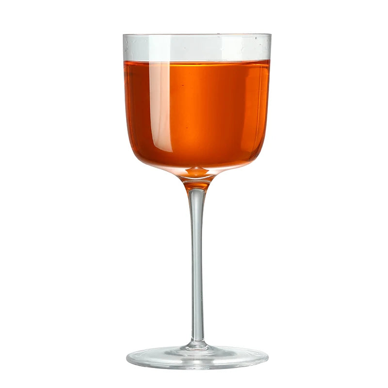 Nick and Nora Cocktail Glasses, 185ml Hand Blown Martini Glasses Set of 4