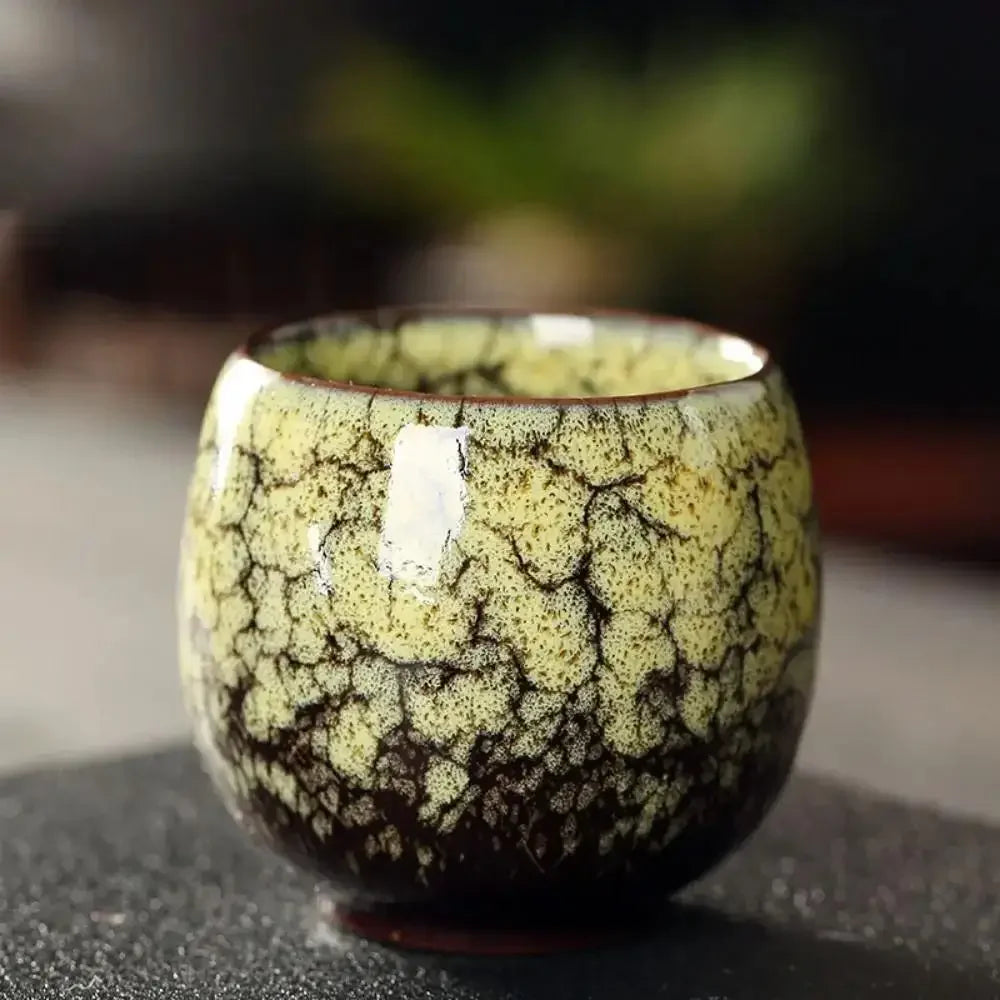 1/5pc Colorful Reactive Glaze Ceramic Coffee Mug 170ml Ceramic Espresso Tea Cup Home Office Lacquered Water Cups Drinkware