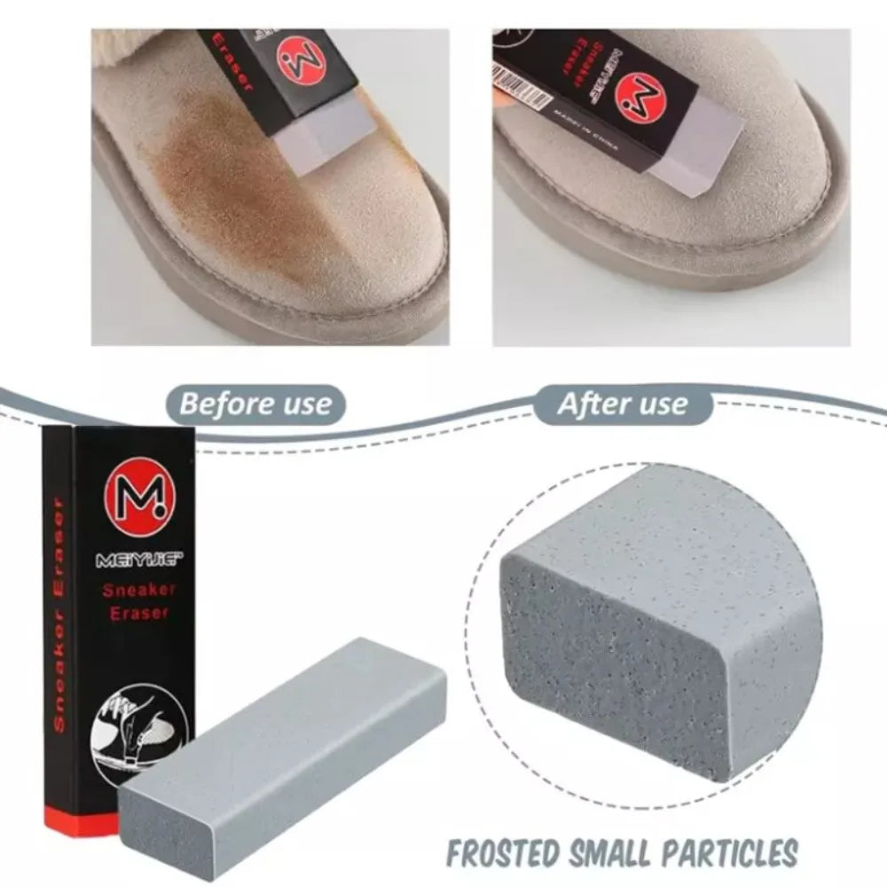 4Pcs/Set Stain Removal Suede Brush Kit With Eraser Cleaning Tool Home Use Nubuck Brushes Kit Boots Cleaning Cloth for Shoes