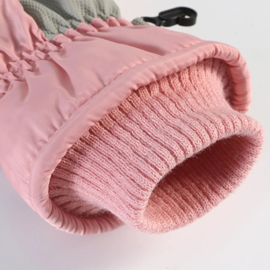 WOMEN'S Professional Winter Warm Skiing Gloves, Warm Snow Gloves, Waterproof Motorcycle Gloves, Smile 506 Touch Screen