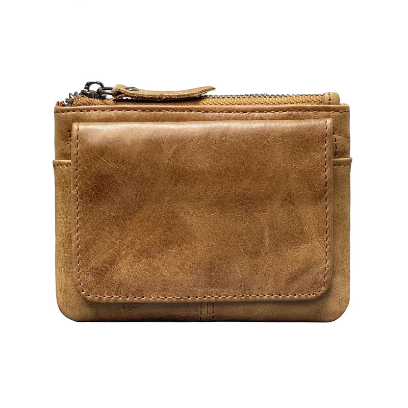 New Cow Leather Women's And Men's Card Bag Coin Purse Slim Credit Card Holder Wallet For Men and Women ID Card Pocket