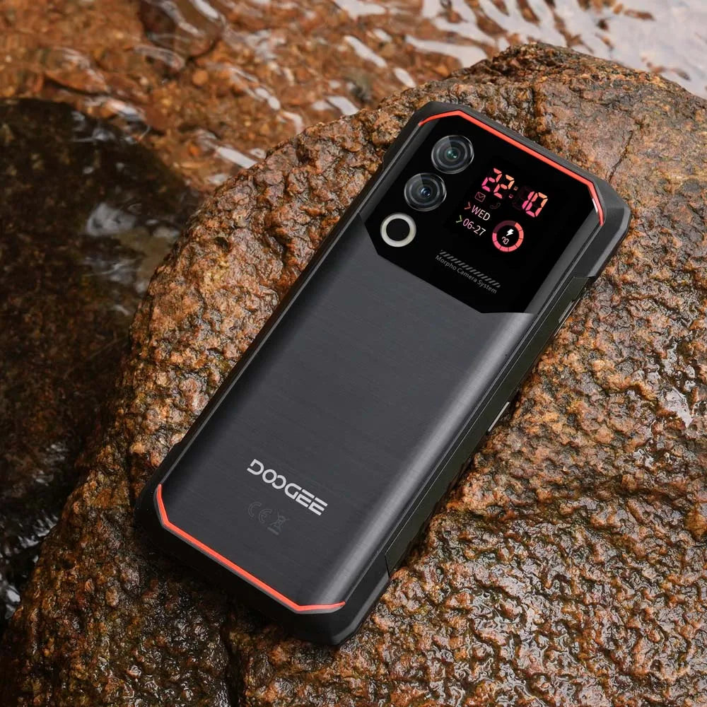 DOOGEE Blade10 Max Rugged Phone 6.56" 90Hz IPS Display 10300mAh Battery Phone 8GB 256GB 1.54" Rear Display 50MP AI Main Camera