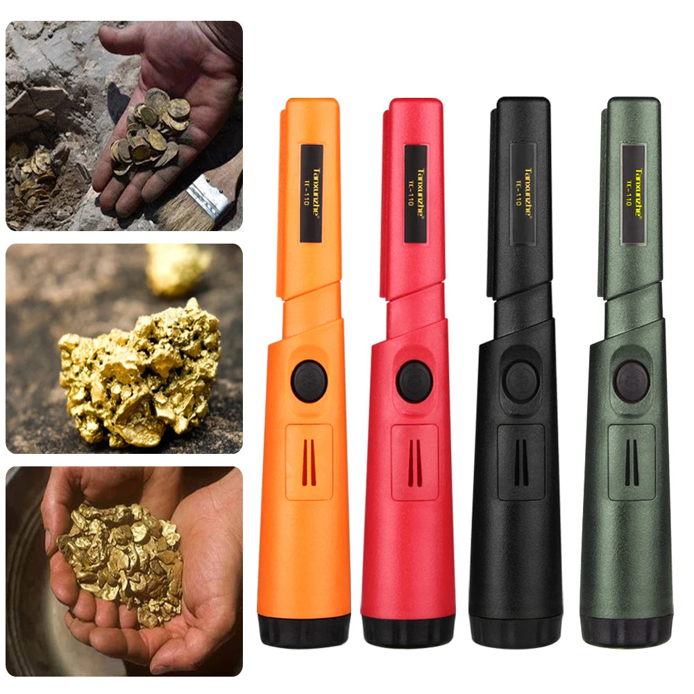 TC-110 Handheld Metal Detector IP68 Waterproof Metal Pinpointing Positioning Rod With Anti-scratch Protection Cover