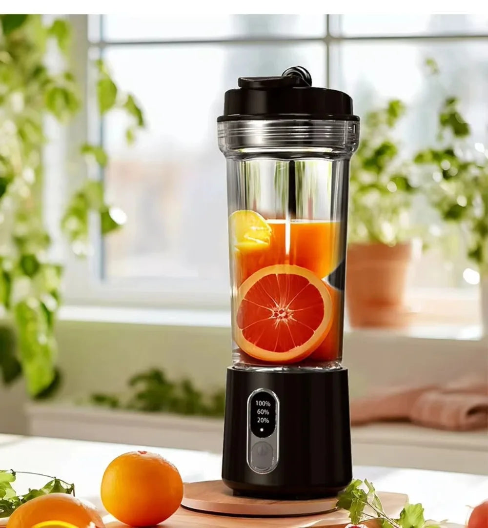 New 300W Powerful Juicer USB 4000mAh Battery Multi-use Juice Cup Grinder Outdoor Portable Fresh Fruit Blender Smoothie Juice Cup