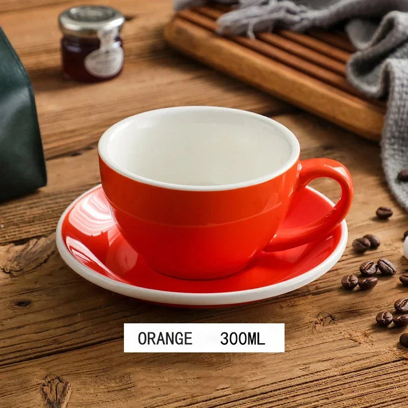 300ml Ceramic Breakfast Milk Cup American Coffee mug Set Afternoon Tea Cups Ceramic Water Cup tea mug coffee cup