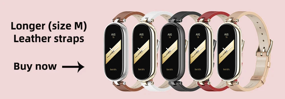 Strap for Mi Band 10 9 8 7 6 5 Watchband for Xiao mi Smart Band 9 Strap for Mi Band 8 Leather Wristband For Mi Band 7 Correa