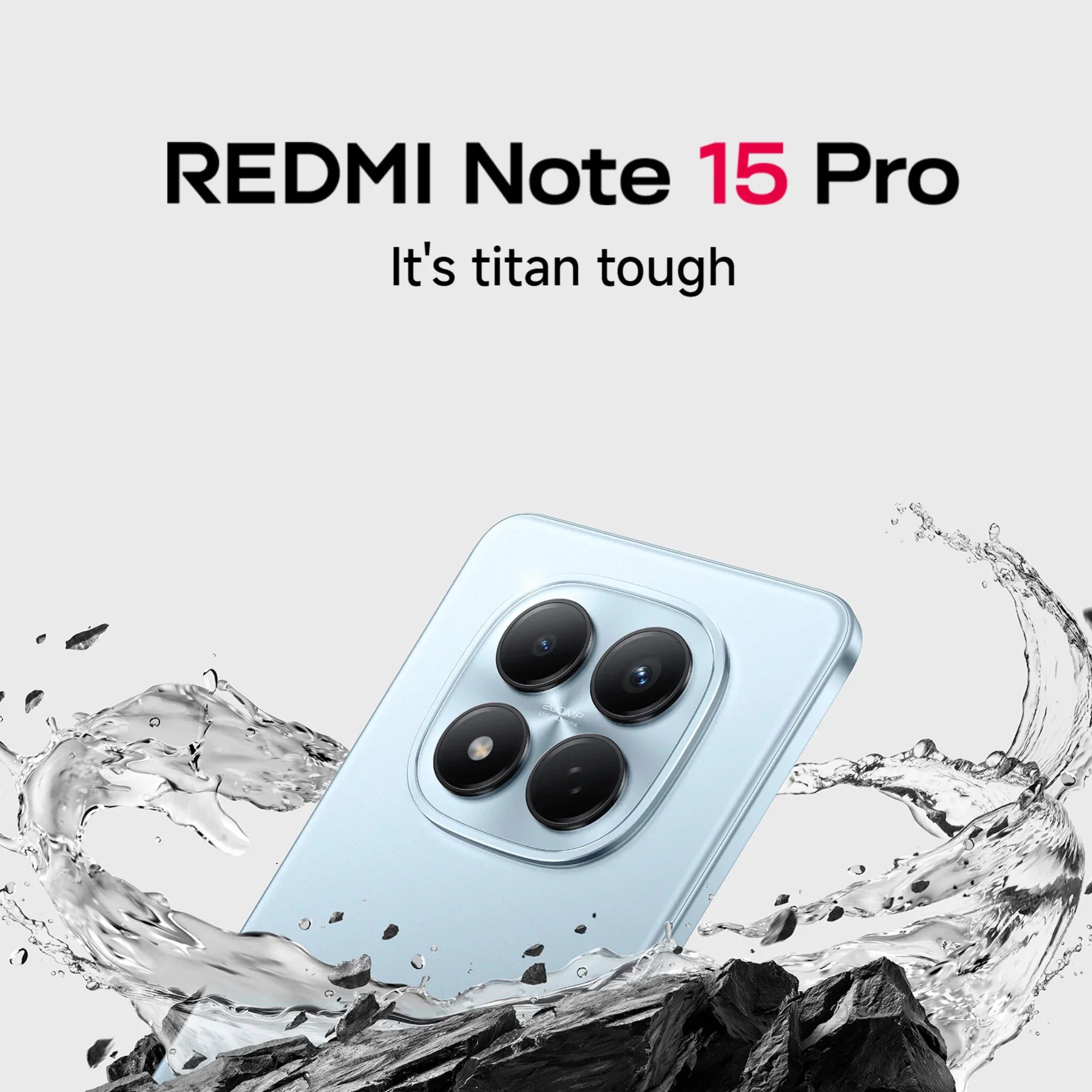 Xiaomi Redmi Note 15 Pro 4G 8+256GB Global Version MediaTek Helio G200-Ultra 6.77" 120Hz AMOLED Display 200MP 6500mAh 45W NFC