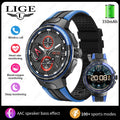 LIGE New Smart Watch Men 2024 NFC Smartwatches Message Remind Waterproof Fitness Sport Watch Bluetooth Call Music Men Smartwatch