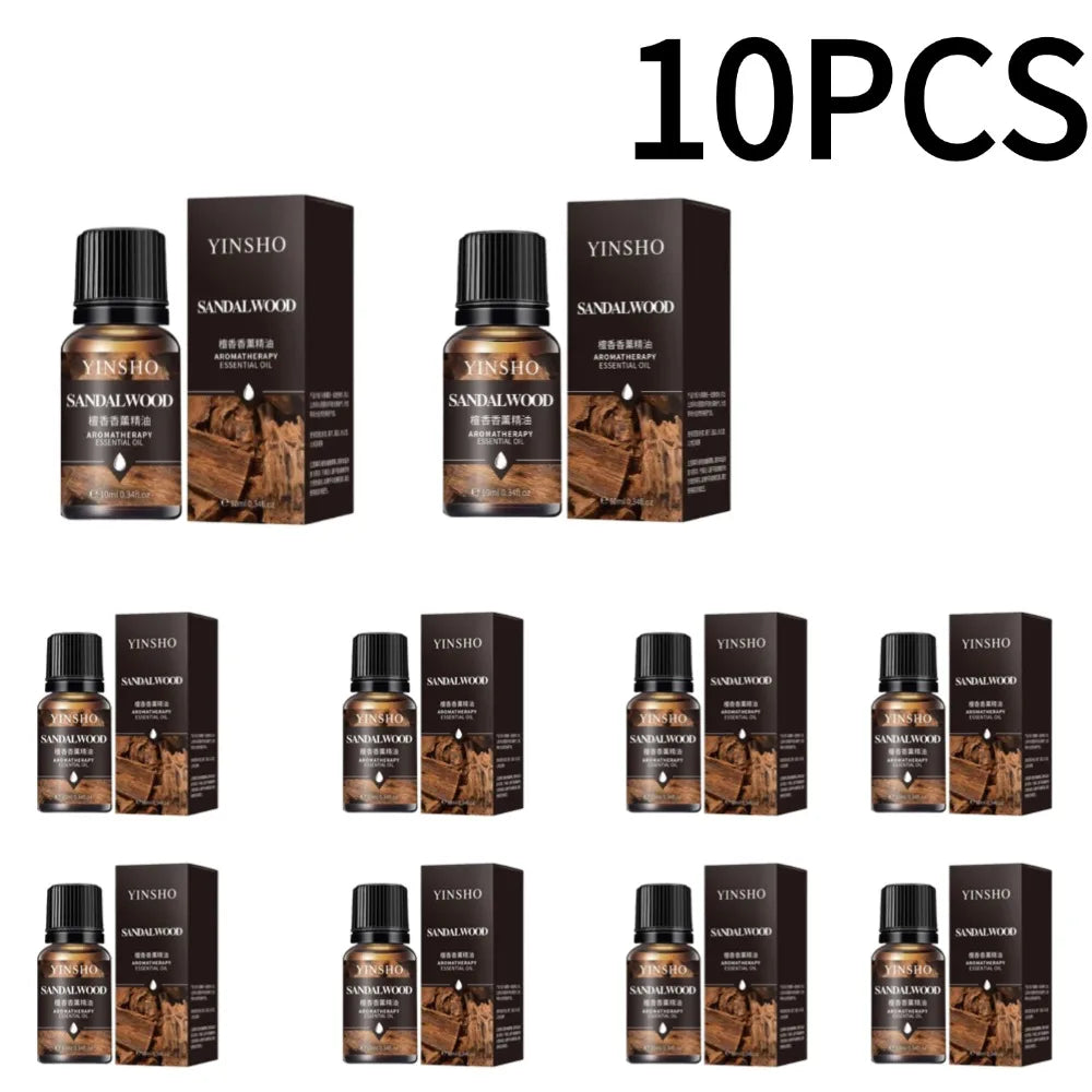 10PCS Essential Fragrance Oil for DIY Candles Making Pure Nature Oil for Diffuser Aromatherapy Fragrance Oil Vanilla Lavender